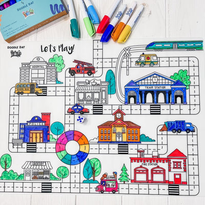 Reusable Colouring Mat (Large) – Let's Play