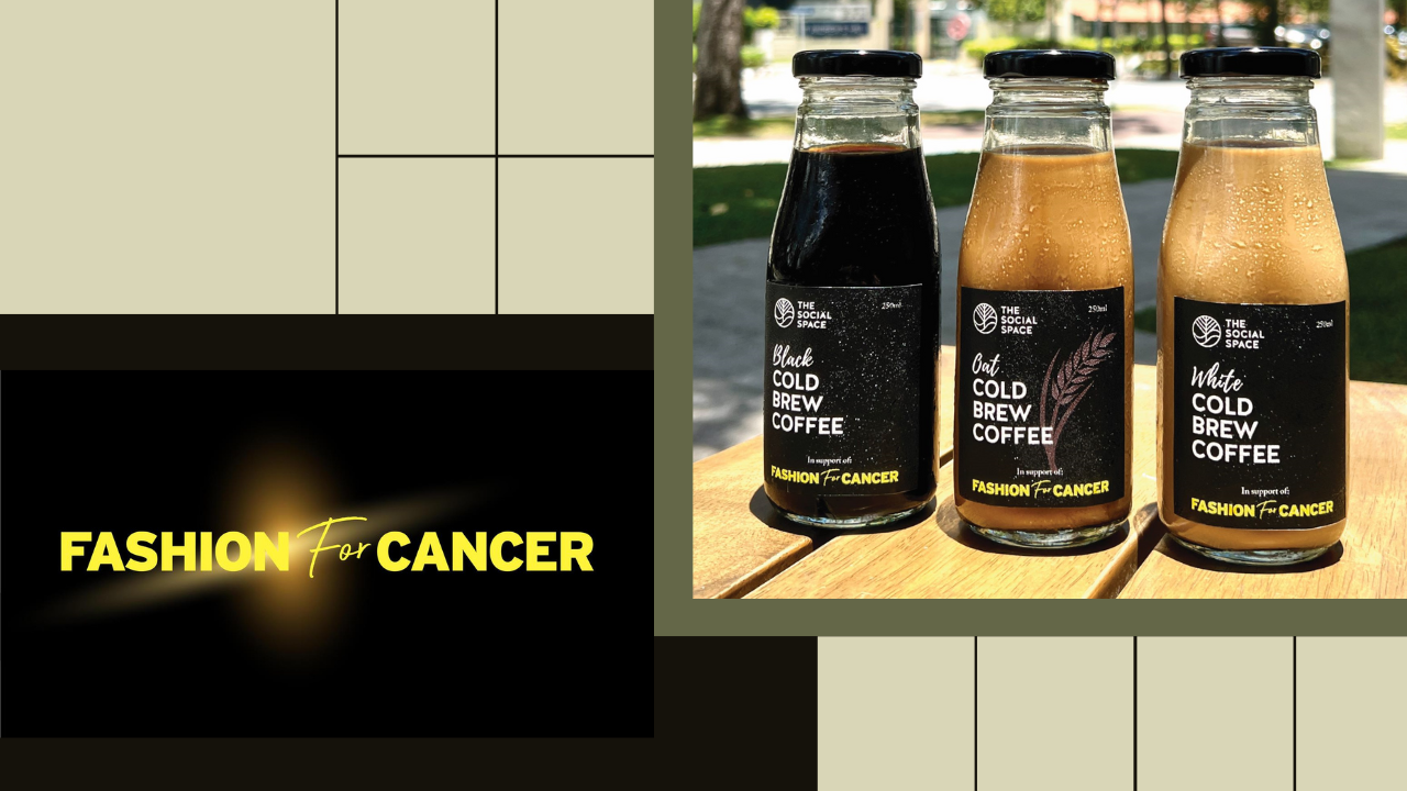 Cold Brew Coffees for a Cause: Raising funds for Fashion for Cancer 2024