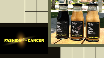 Cold Brew Coffees for a Cause: Raising funds for Fashion for Cancer 2024