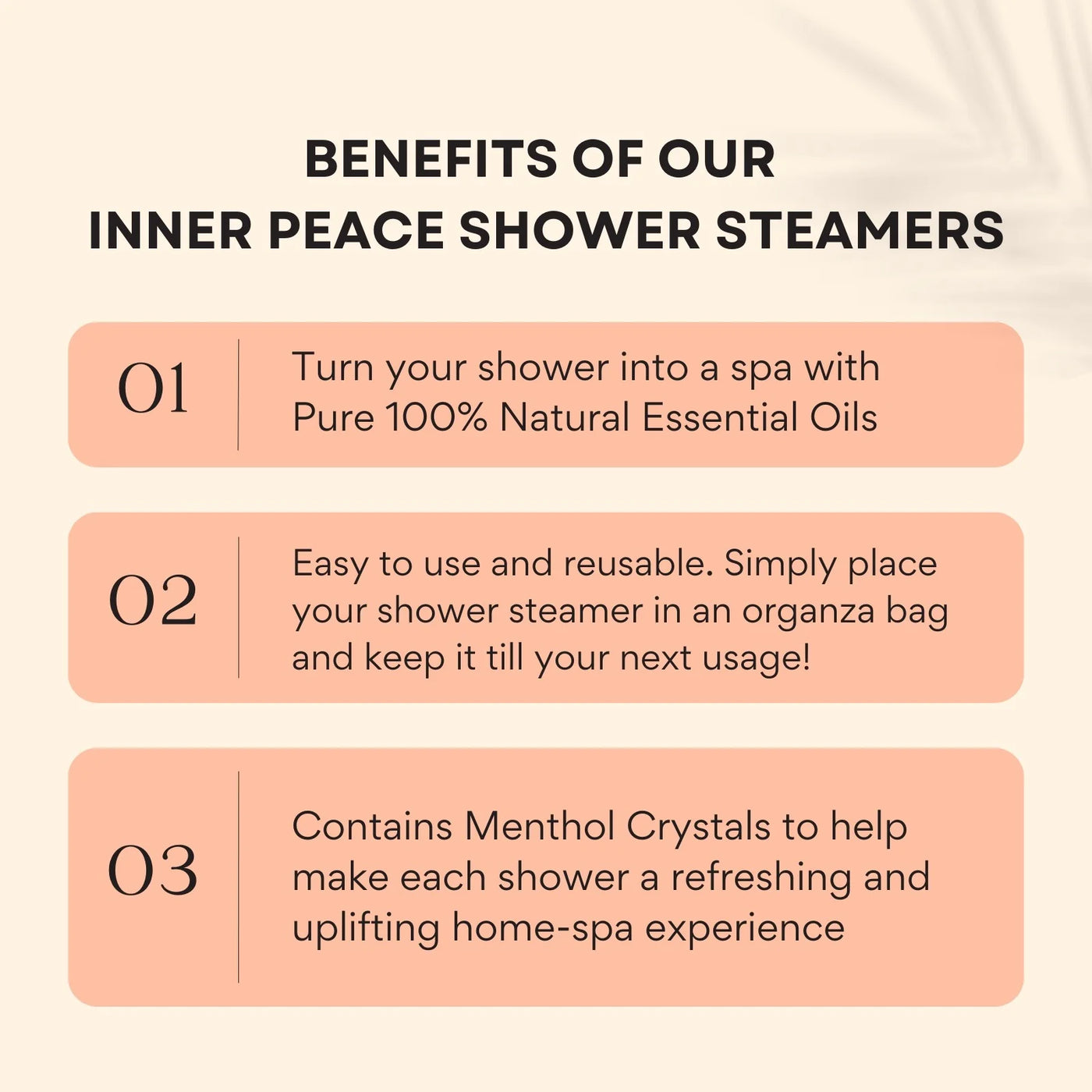 Inner Peace Shower Steamer