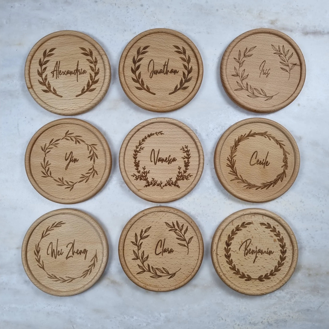 Large Wood Coaster (Bulk)