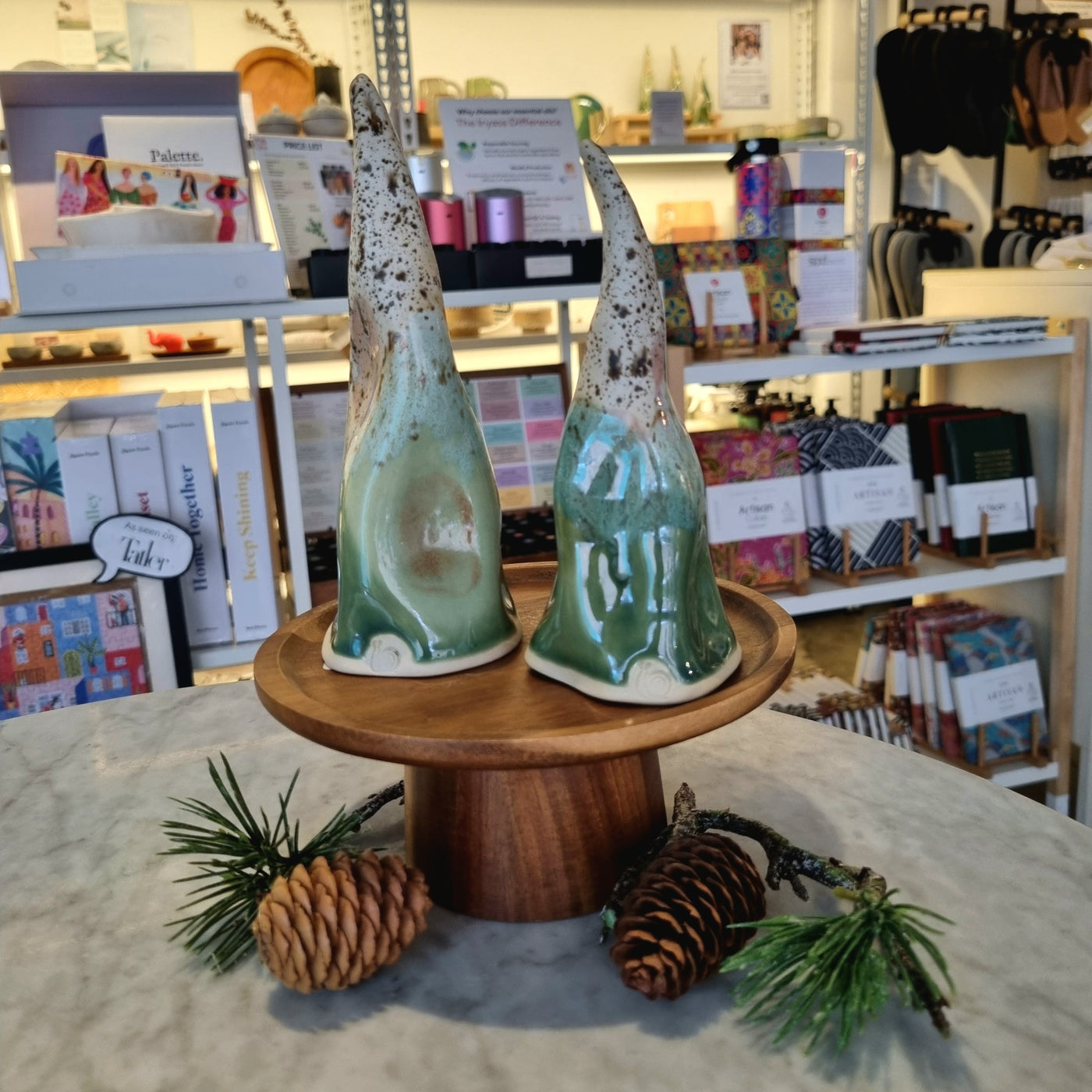 Hand-Built Ceramic Tree Decoration (Winter Forest Collection)