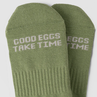 Clueless Egg Athletic Sock