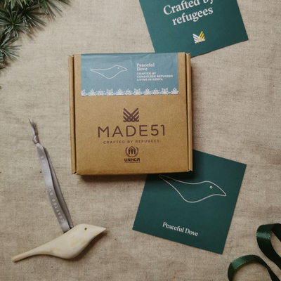 Hand Crafted Ornament - Peaceful Dove