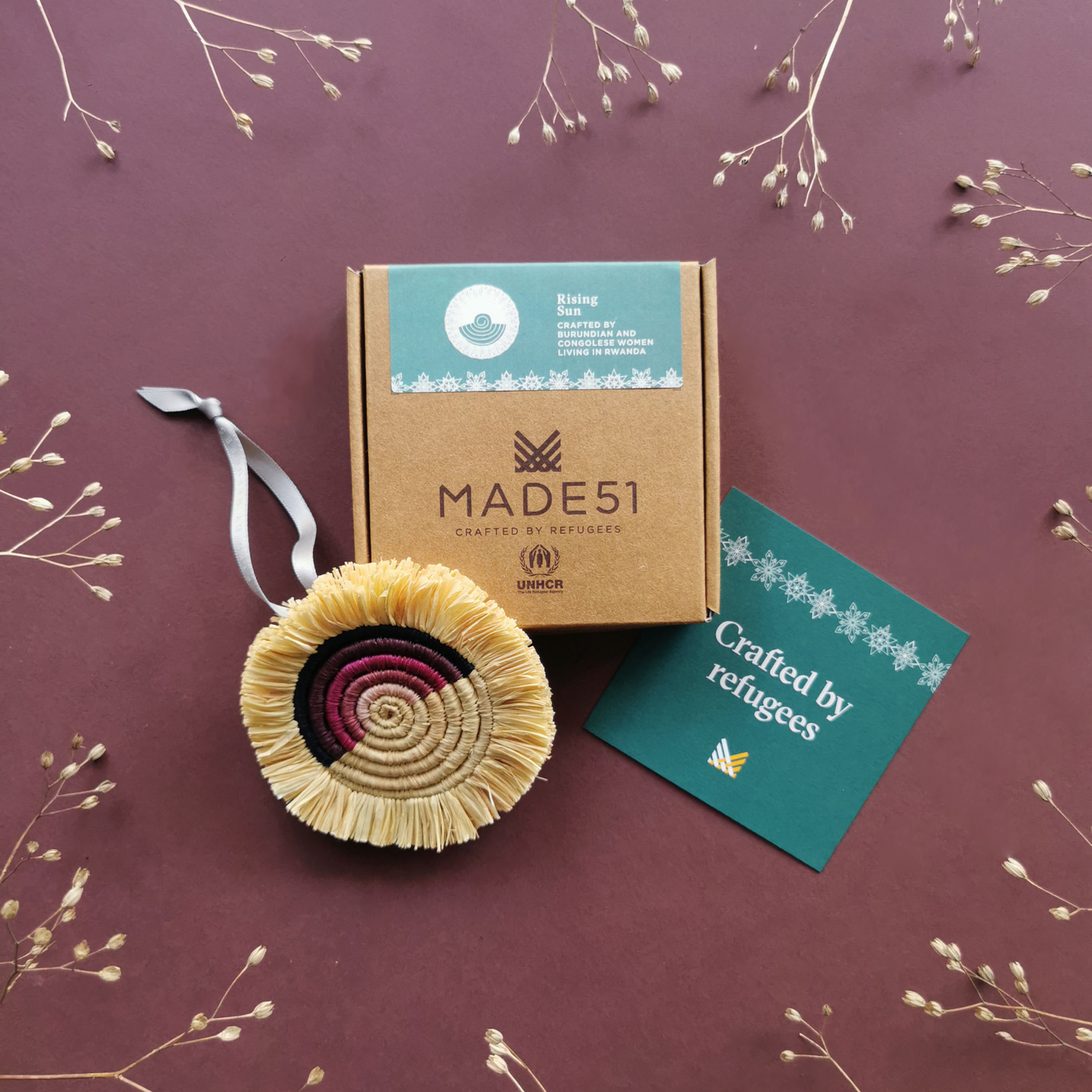 Hand Crafted Ornament - Rising Sun