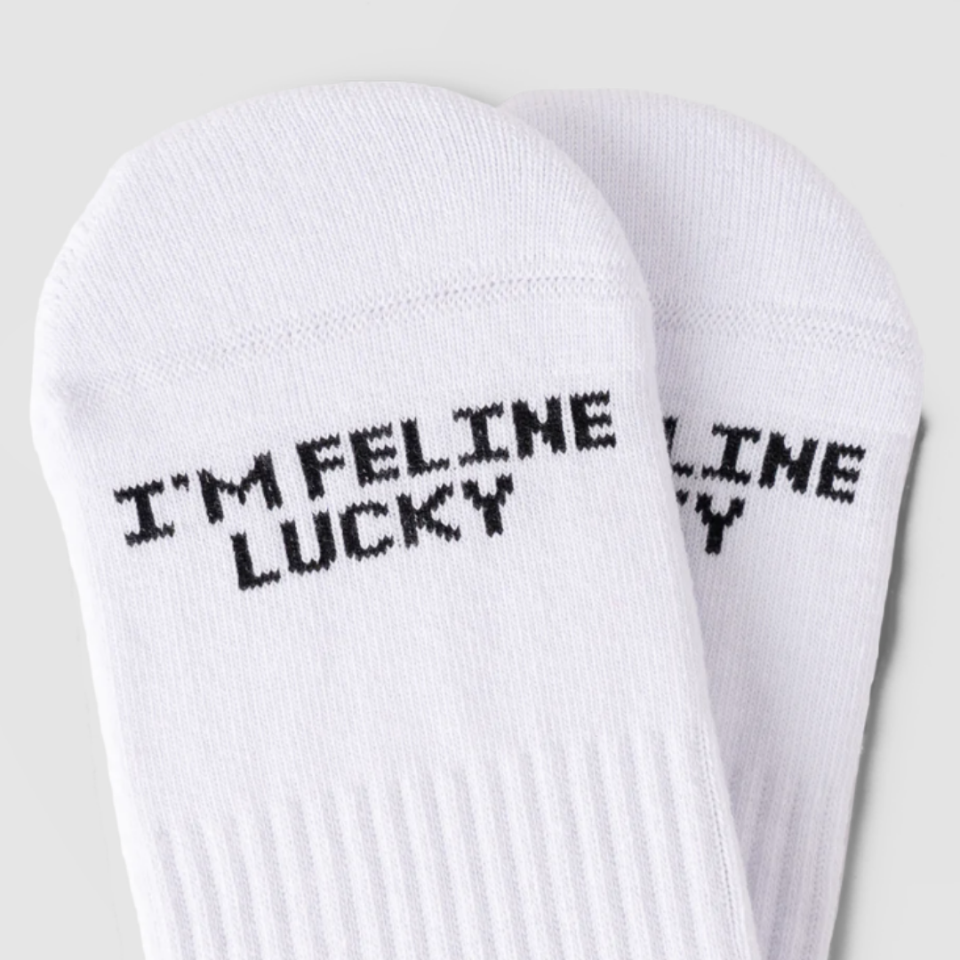 Fortune Feline Athletic Socks