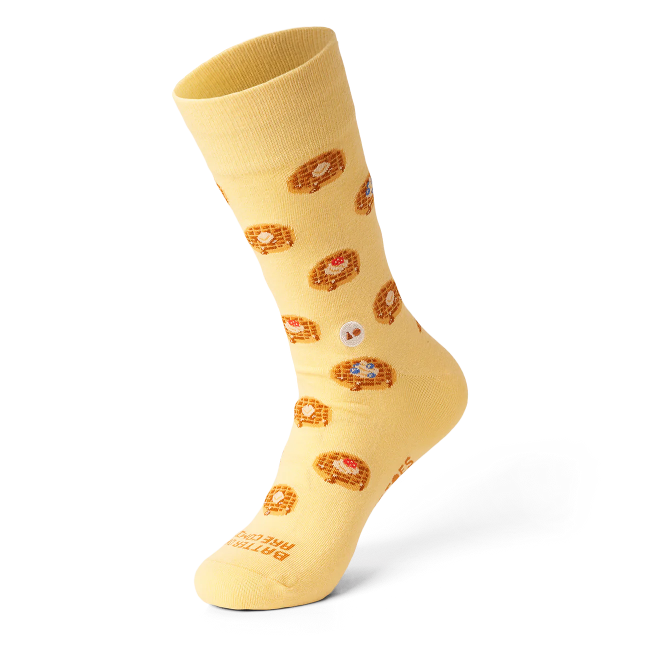 Breakfast Waffle Sock