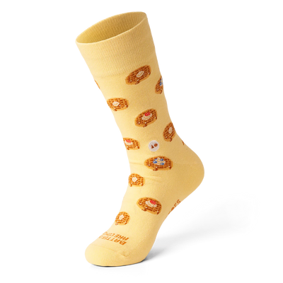 Breakfast Waffle Sock