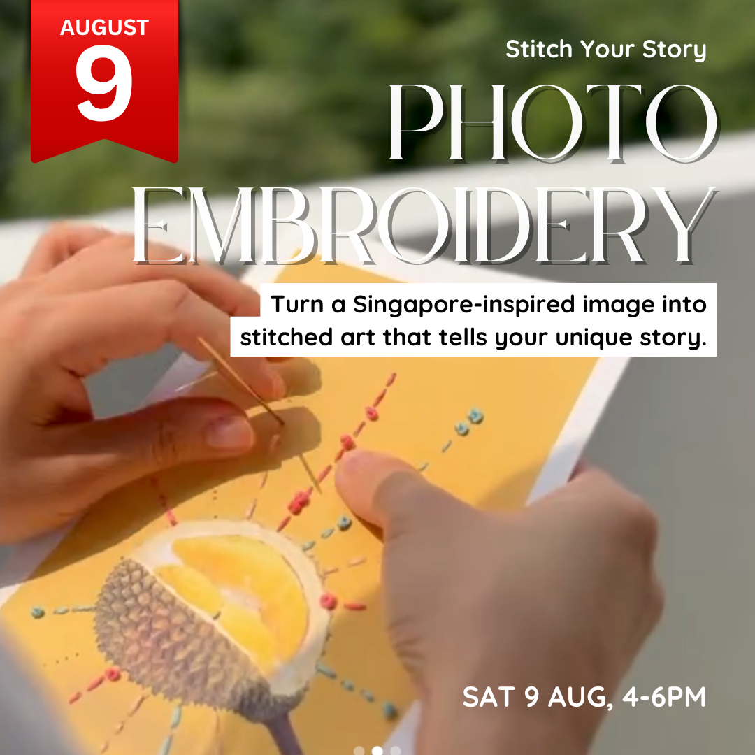 [REGISTRATION CLOSED] Photo Embroidery: Stitch Your Story Workshop
