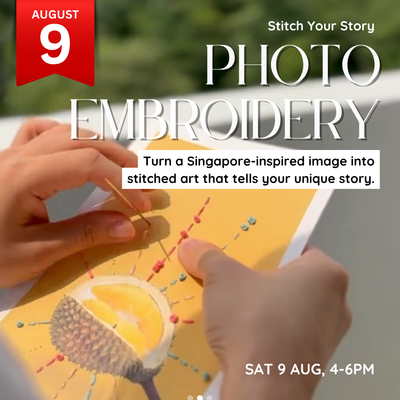 [REGISTRATION CLOSED] Photo Embroidery: Stitch Your Story Workshop