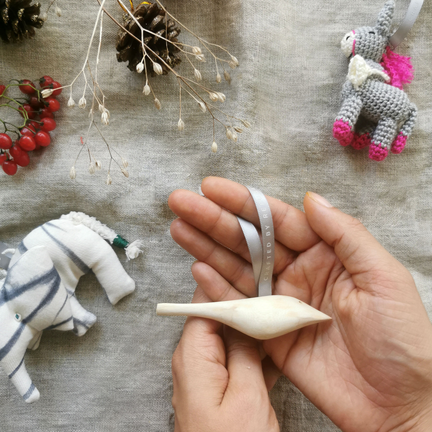 Hand Crafted Ornament - Peaceful Dove
