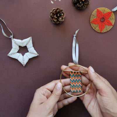 Hand Crafted Ornament - Dainty Tapestry