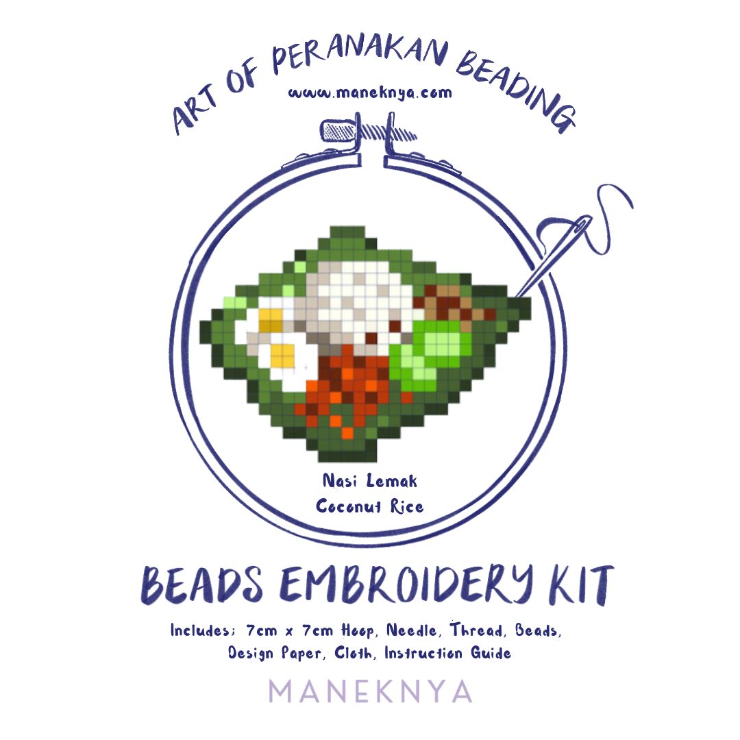 Peranakan Beading Embroidery Kit