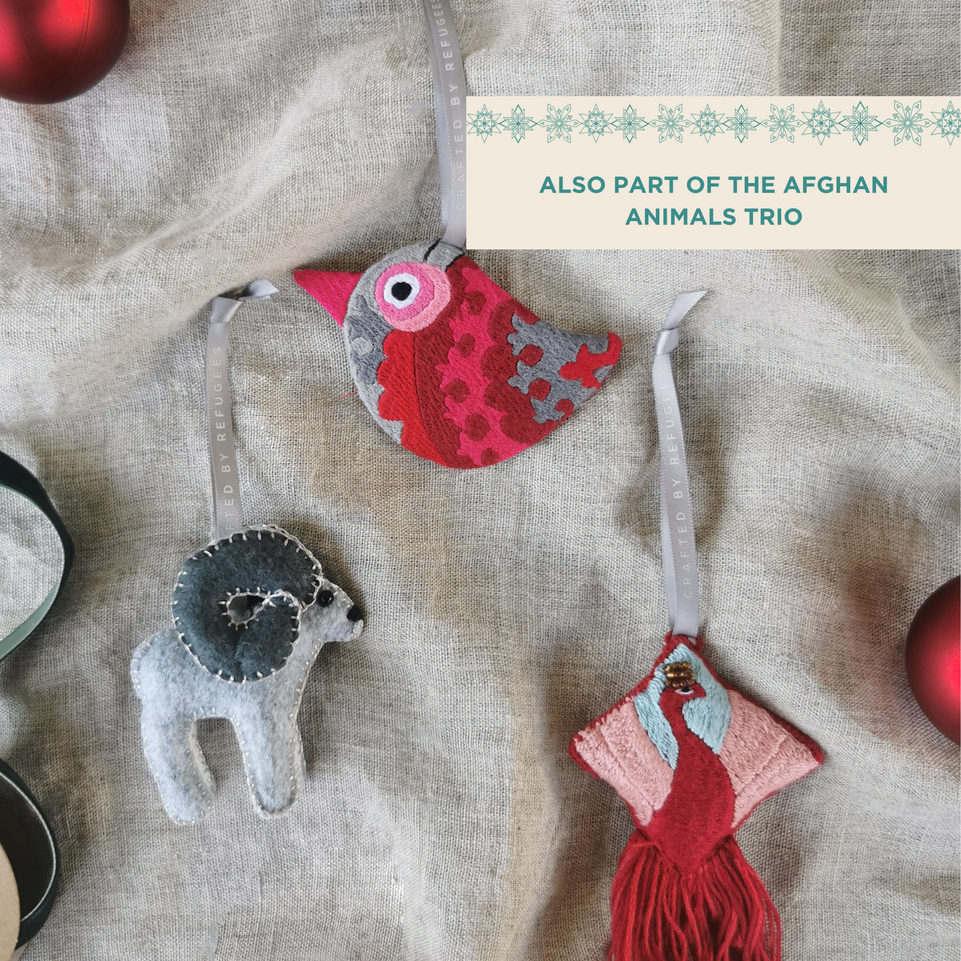 Hand Crafted Ornament - Bold Ram