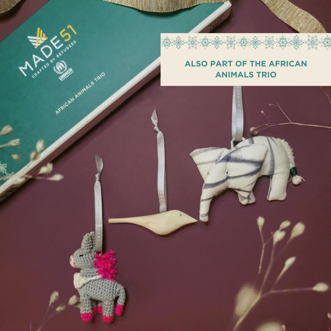 Hand Crafted Ornament - Noble Donkey