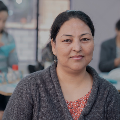 Hand Crafted Ornament - Snow Leopard