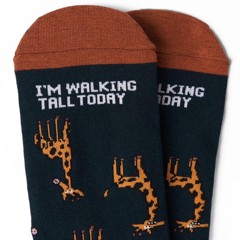 Walking Tall Giraffe Socks