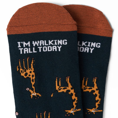 Walking Tall Giraffe Socks