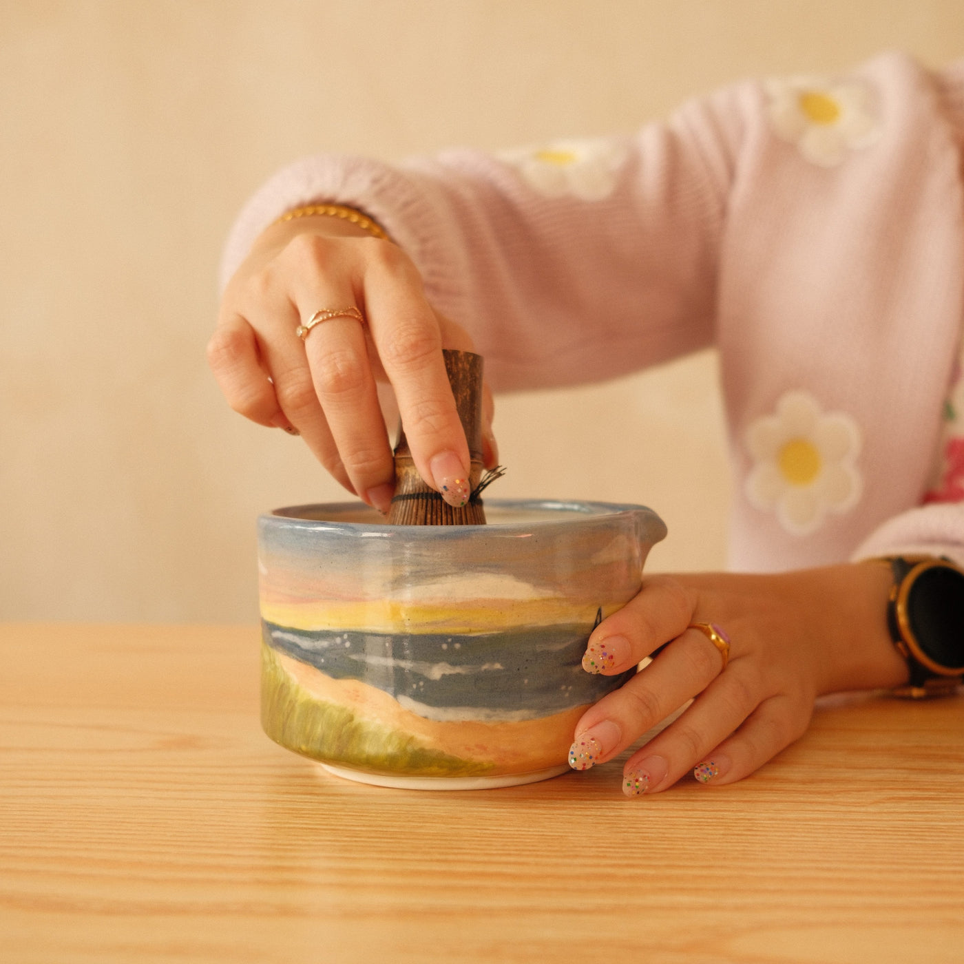 Matcha Bowl Pottery Painting Workshop
