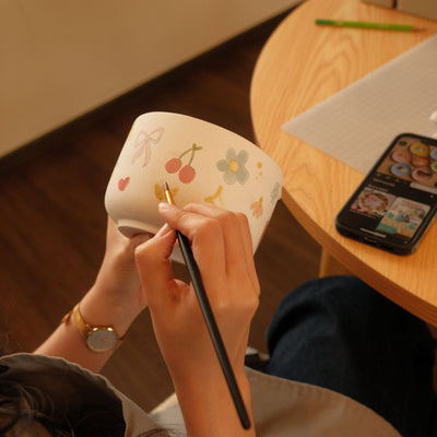 Matcha Bowl Pottery Painting Workshop