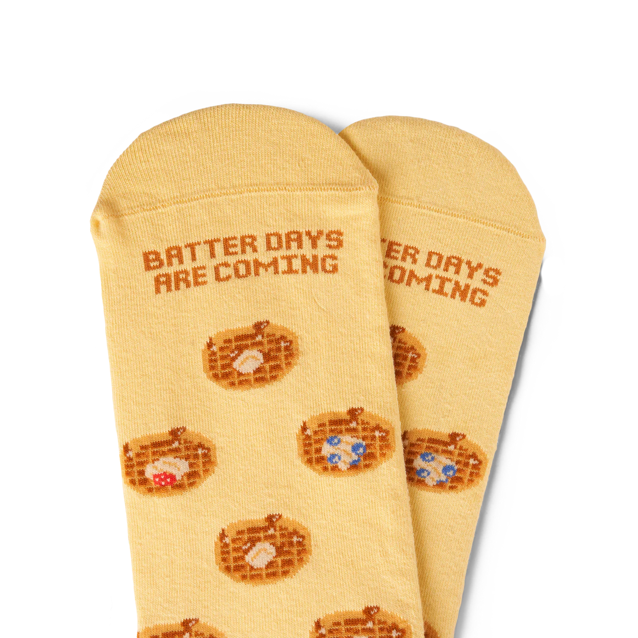 Breakfast Waffle Sock