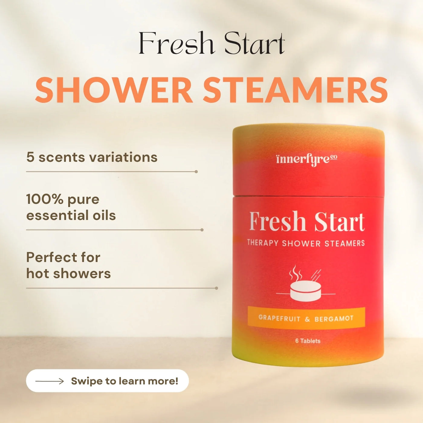 Fresh Start Shower Steamer