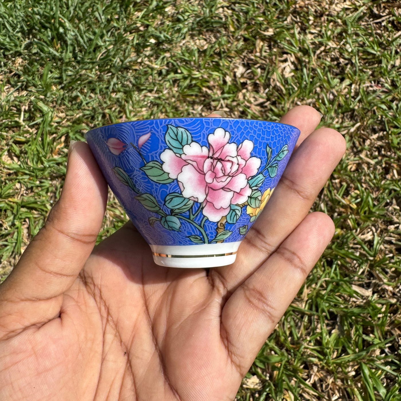 Soy Wax Candle in Peranakan Teacup