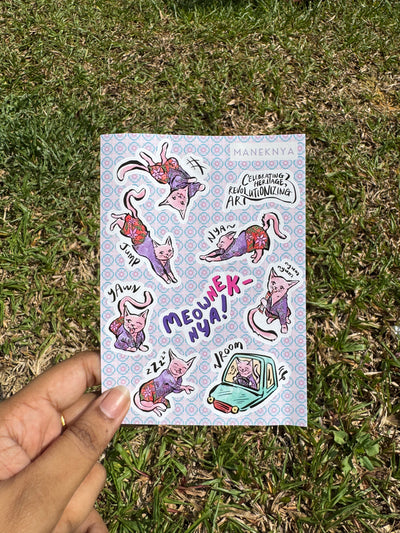 Nyonya Cat Stickers