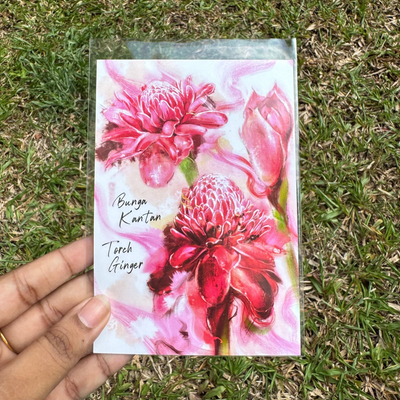 Peranakan-Inspired Postcard