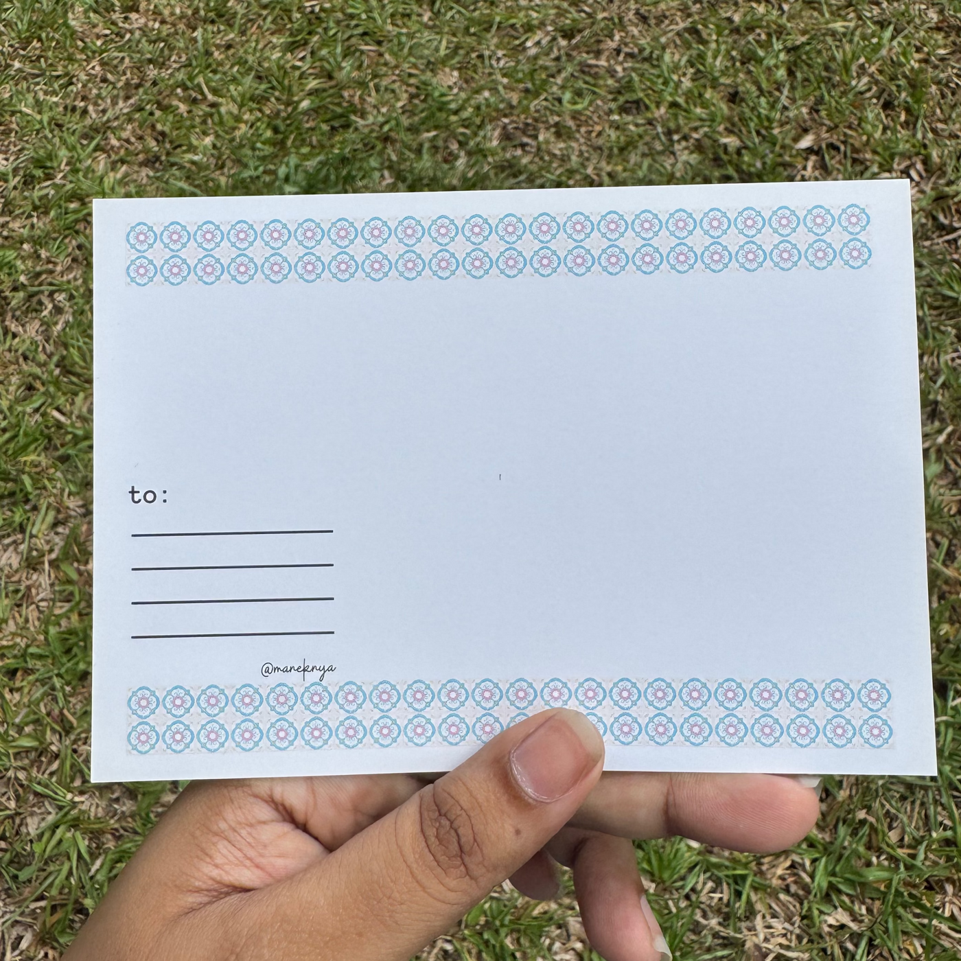Peranakan-Inspired Postcard