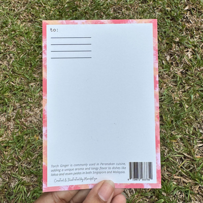 Peranakan-Inspired Postcard