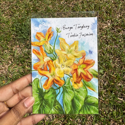 Peranakan-Inspired Postcard