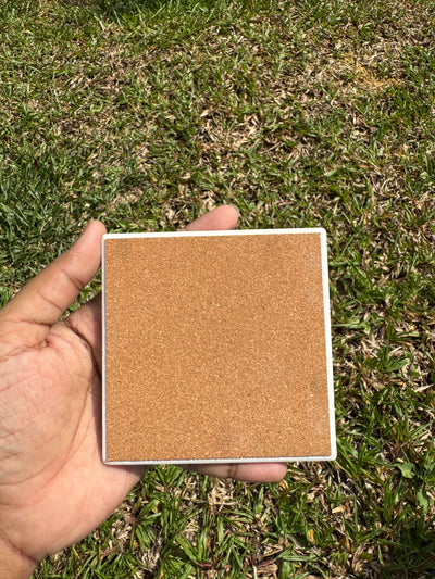 Hand-drawn Square Coaster