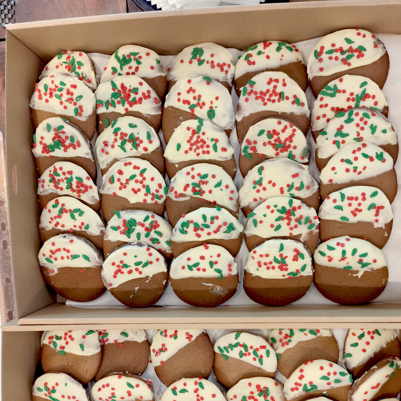 X'mas Gingerbread Cookie Platters