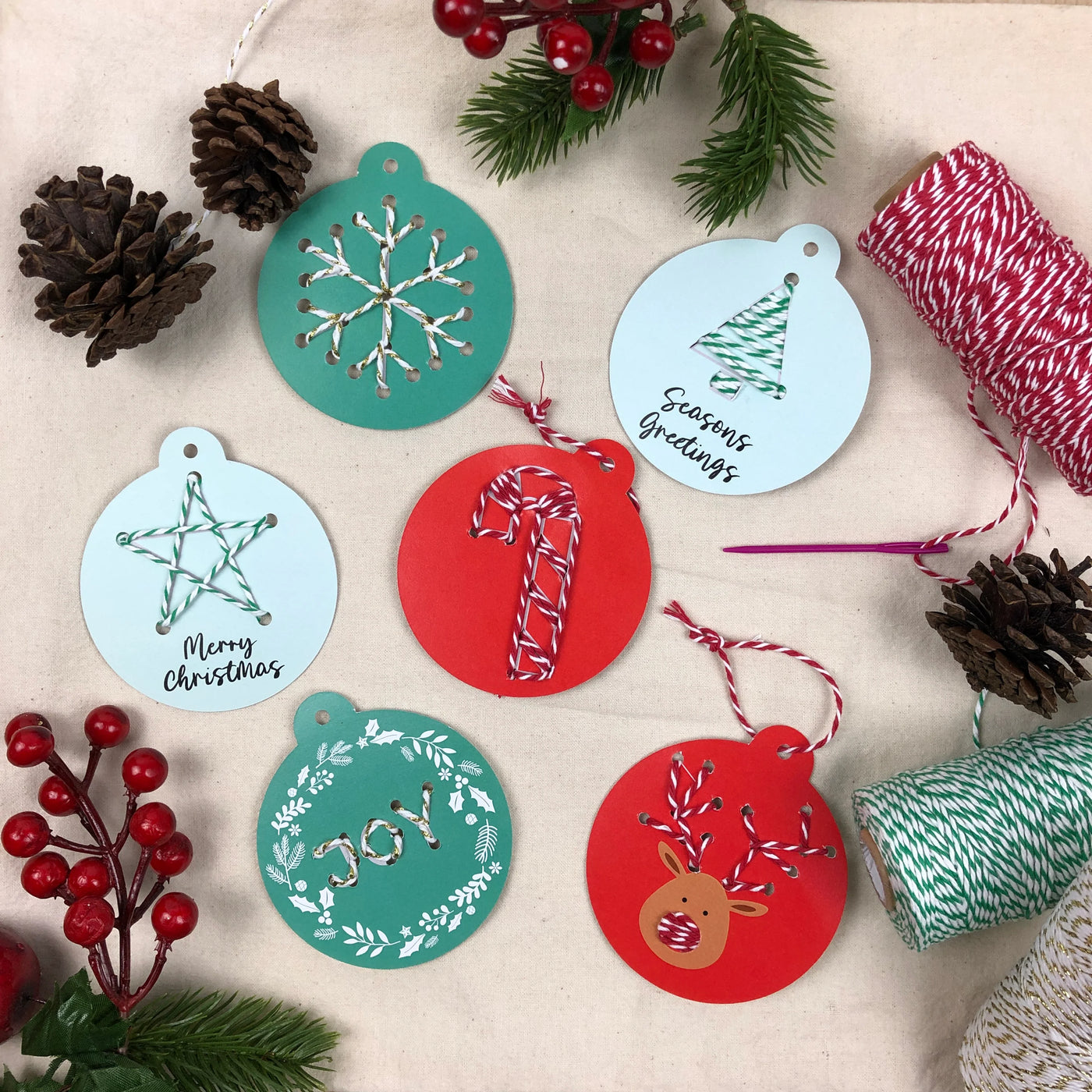 Embroidered Ornament Craft Kit