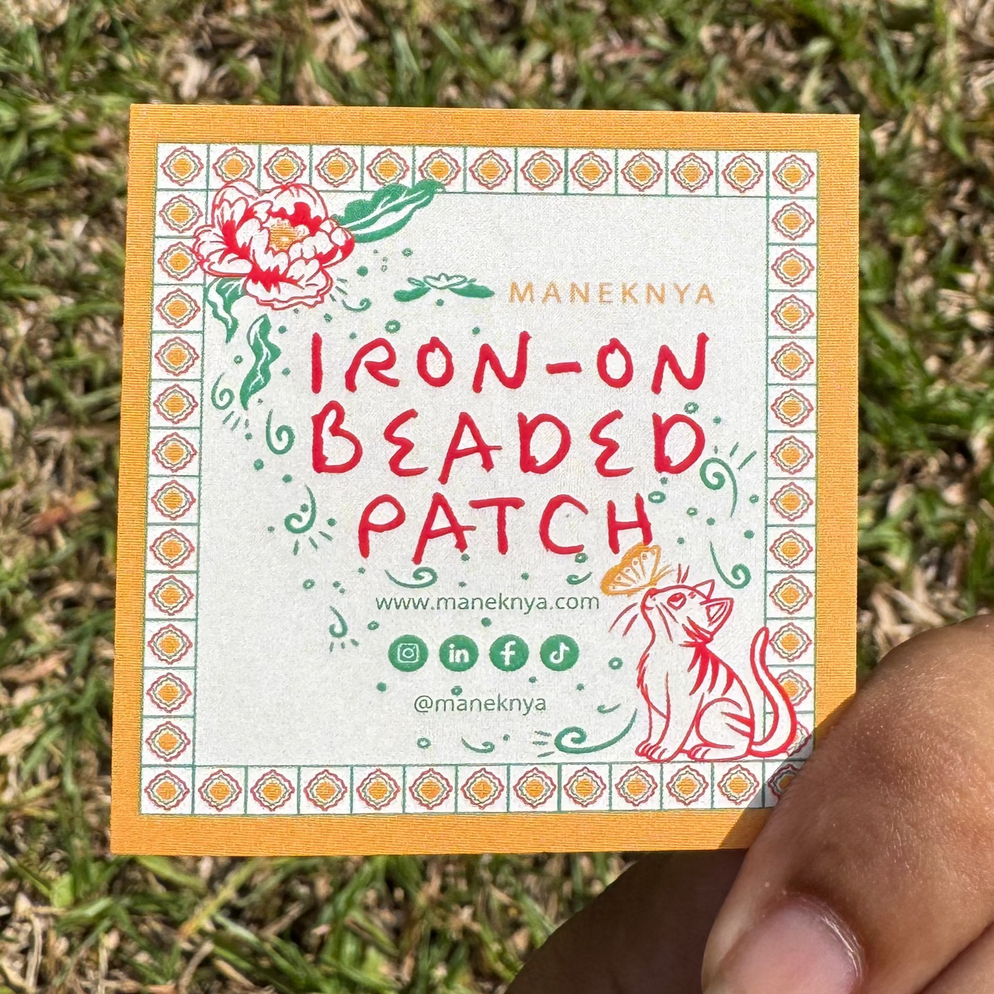 Beads Iron-on Patch