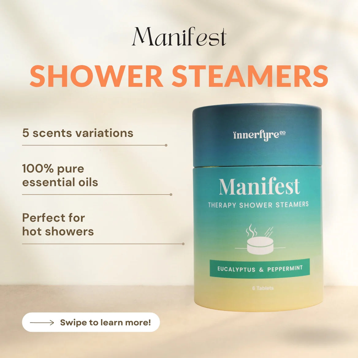 Manifest Shower Steamer