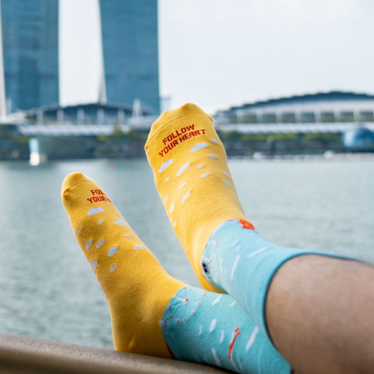 Morning Skyline Socks