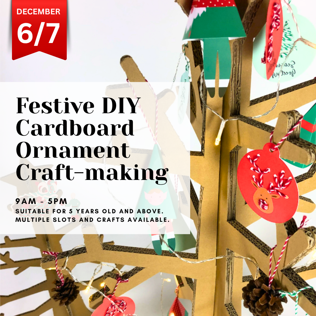 Festive DIY Cardboard Ornament Craft-making
