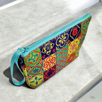 Peranakan Tiles Wristlet Pouch