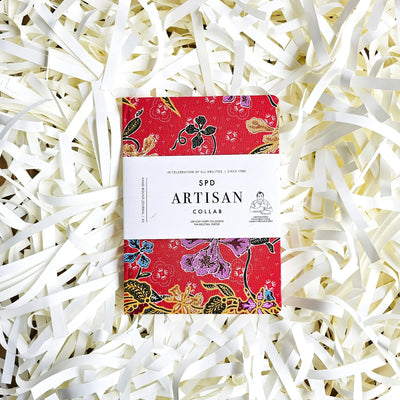 Handbound Journal with Fabric Wrap (Batik)