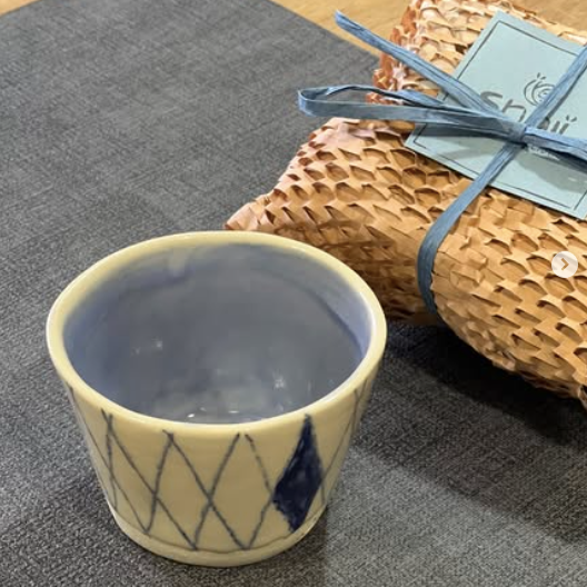 Hand-Built Ceramic Diamond Bowl