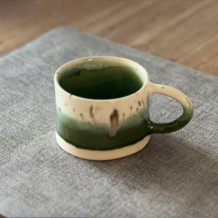 Hand-Built Ceramic Mug (Winter Forest Collection)