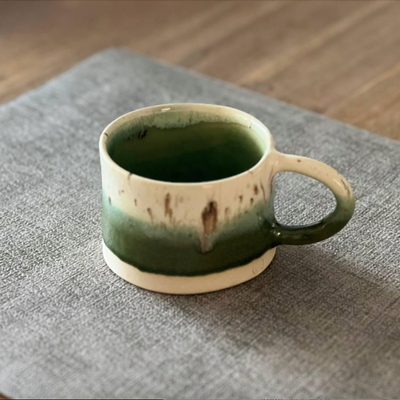 Hand-Built Ceramic Mug (Winter Forest Collection)