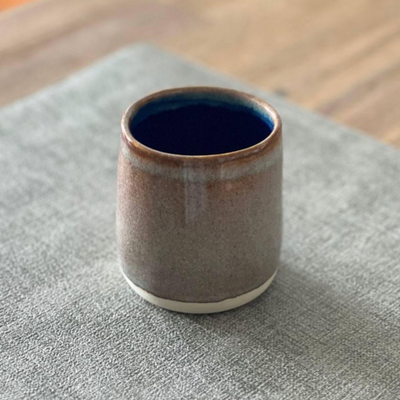 Hand-Built Ceramic Snail Cup