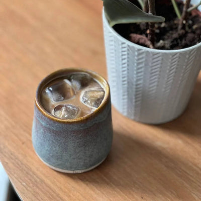 Hand-Built Ceramic Snail Cup