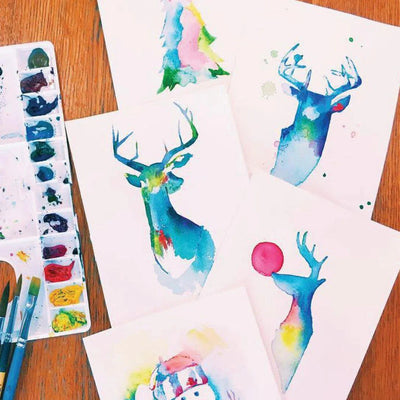 Festive Watercolor Painting Workshop by LACA Art Academy