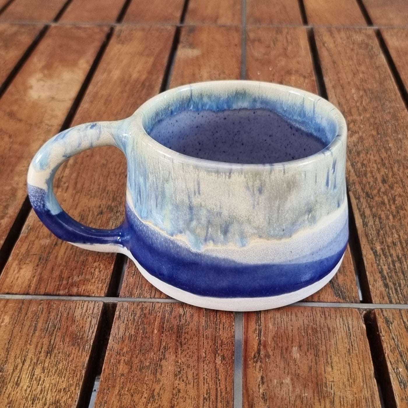 Hand-Built Ceramic Latte Mug