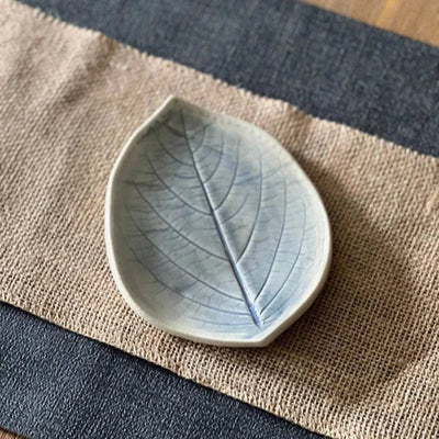 Hand-Built Ceramic Leaf Plates