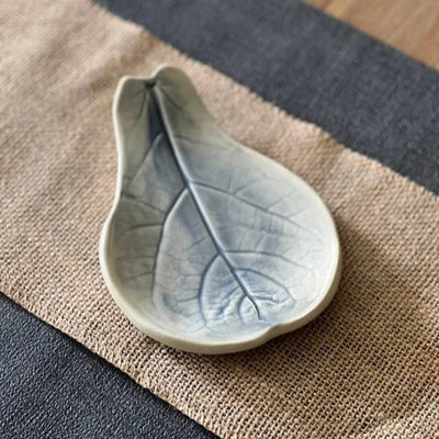 Hand-Built Ceramic Leaf Plates